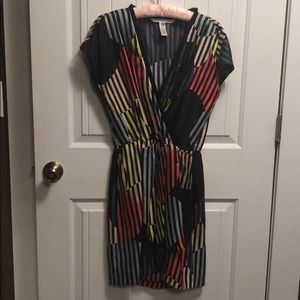 DVF dress! colorful graphic print DVF Silk dress!